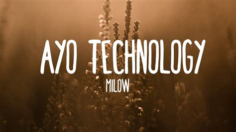 milow ayo technology lyrics.